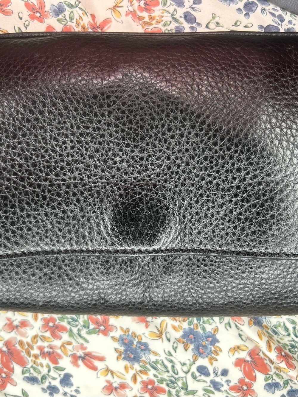 Tory Burch Black Leather Mini Crossbody with Gold Logo vintage - Picture 8 of 14